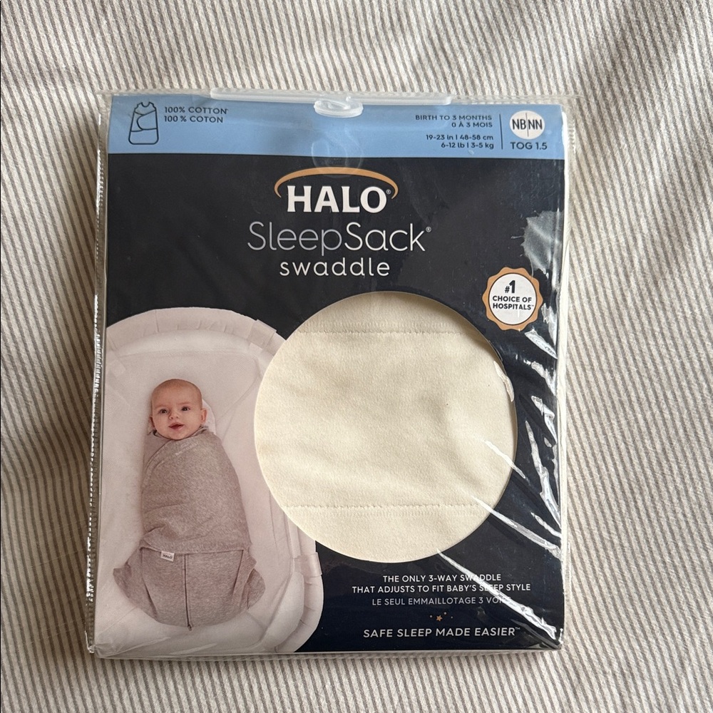 Halo SleepSack Swaddle - Classic Cream